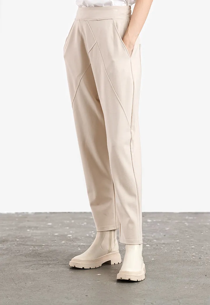 Baggy Trouser with Solid Asymmetrical Design