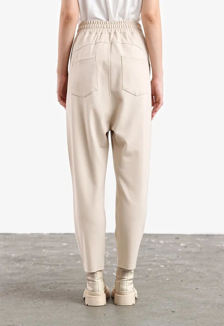 Baggy Trouser with Solid Asymmetrical Design