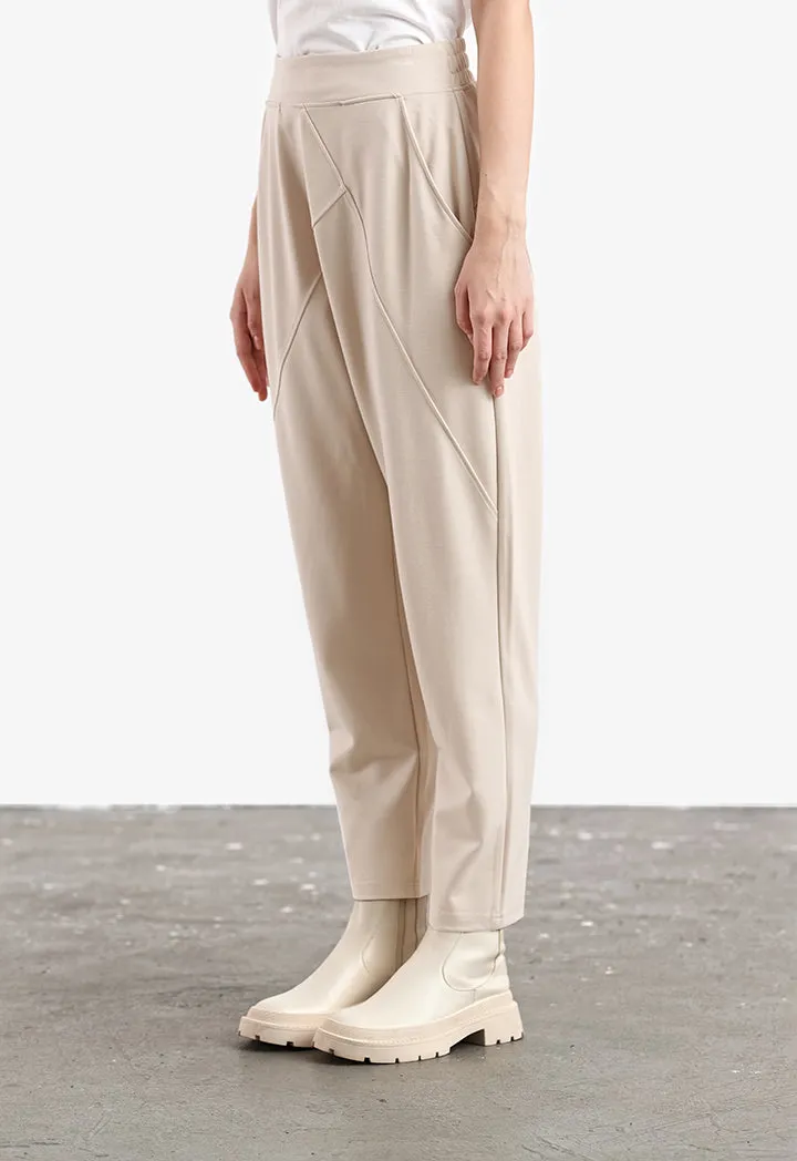 Baggy Trouser with Solid Asymmetrical Design