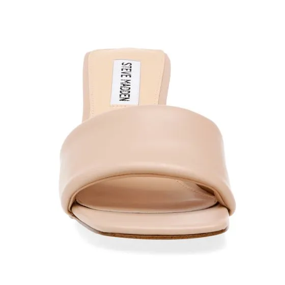 Steve Madden Clear-Sky Natural Recycled PU Sandals