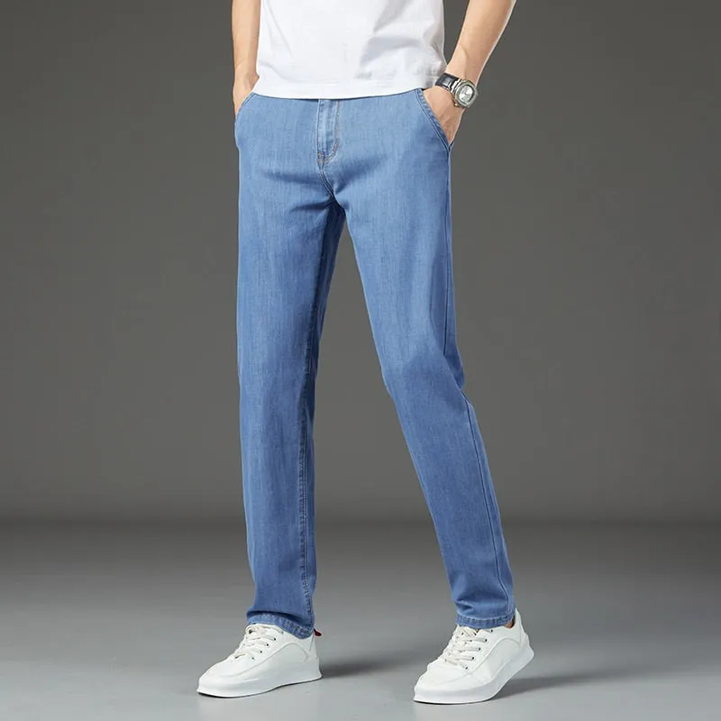 Men's Classic Striped Jeans