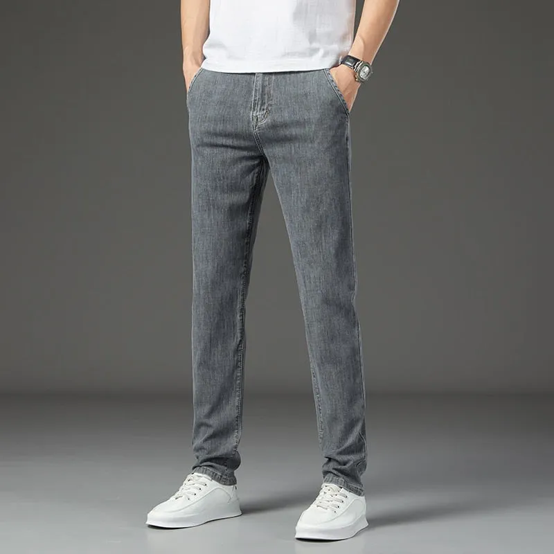 Men's Classic Striped Jeans