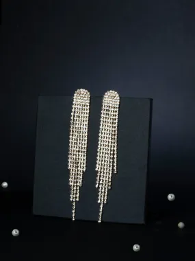 Falling Studded Earrings