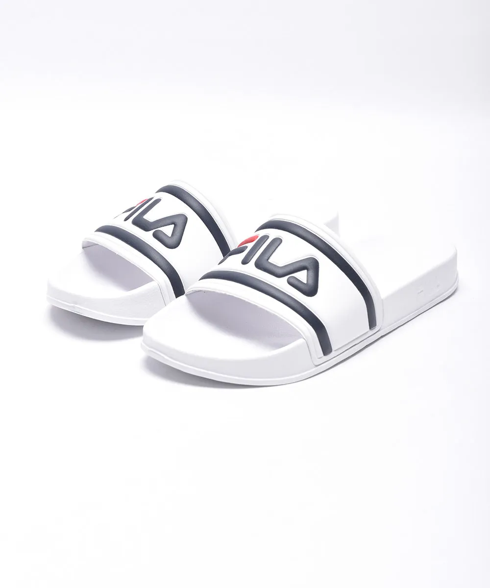 White Women's Slip-On Bedroom Slippers