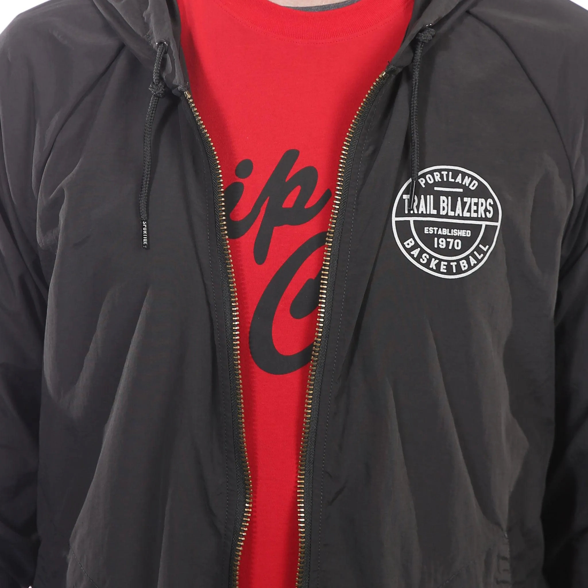 Stylish Portland Trail Blazers Sportiqe Windbreaker