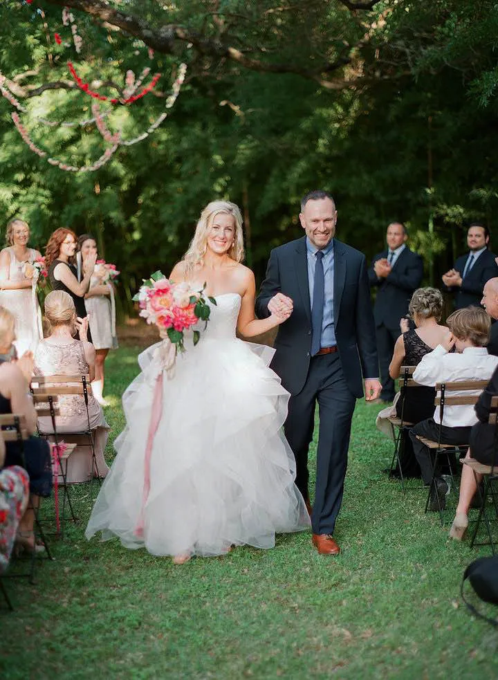 Strapless Bubble Organza Wedding Gown