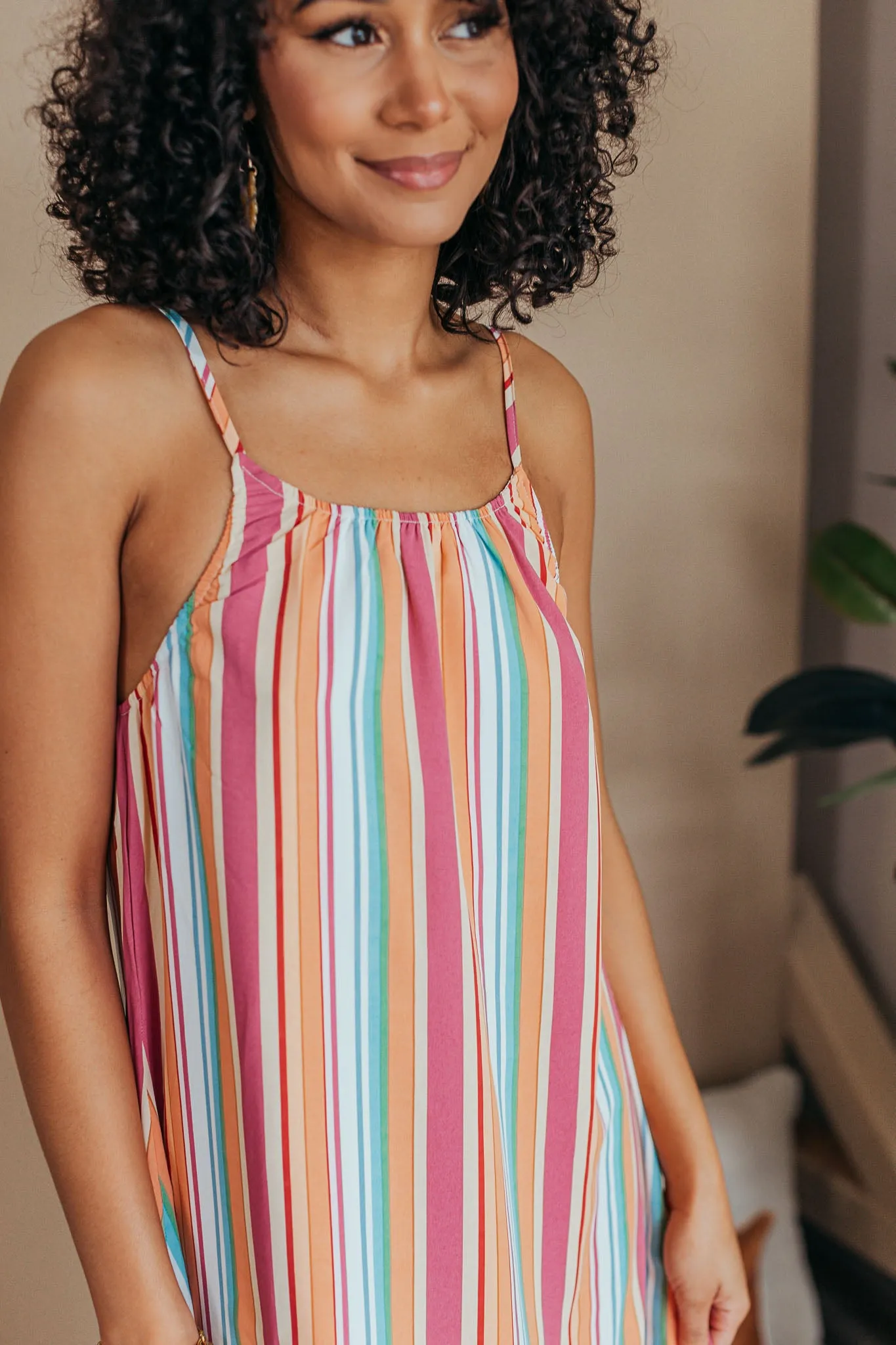 Striped Maxi Dress Perfect for Summer Parties