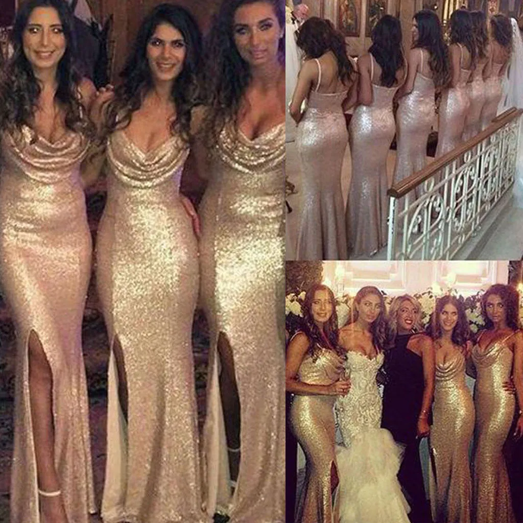 Glamorous Sequin Mermaid Bridesmaid Dresses