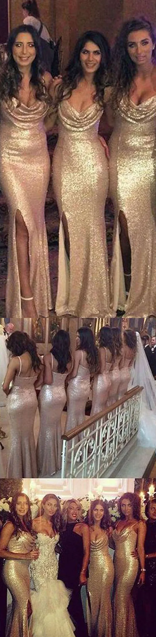 Glamorous Sequin Mermaid Bridesmaid Dresses