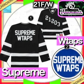 Supreme Unisex Street Style Logo Collaboration Tops