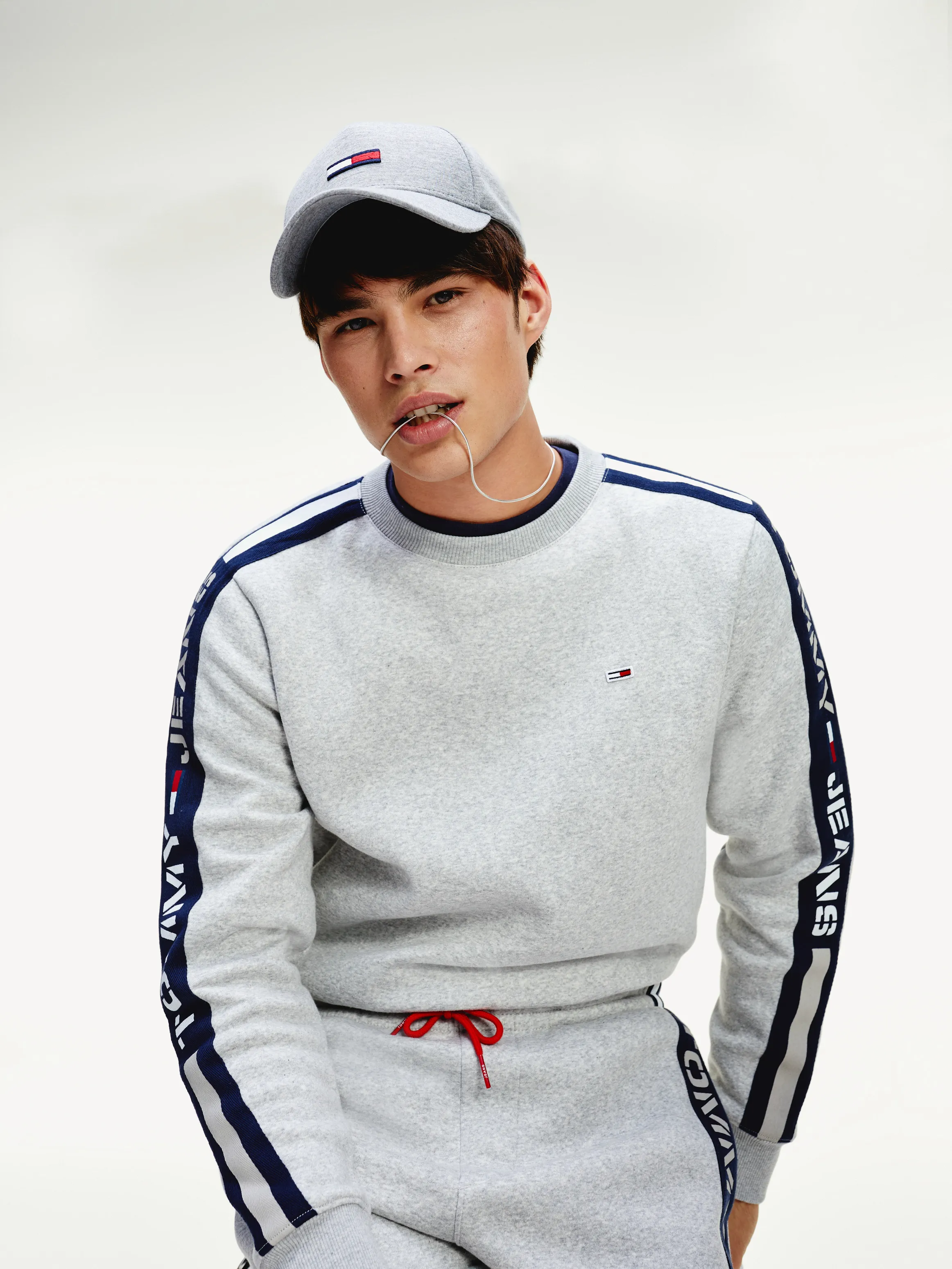 Th Cool Logo Tape Sweatshirt | Knitwear | Tommy Hilfiger