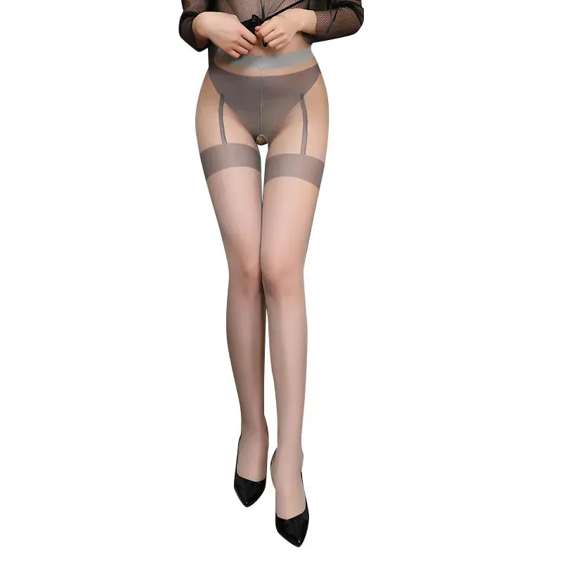 Sensual Crotchless Thigh High Stockings