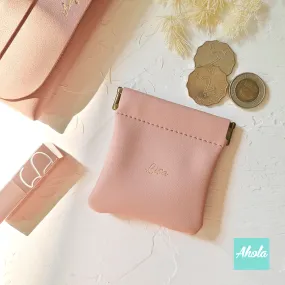 Compact Coin Holder with Embossed Design