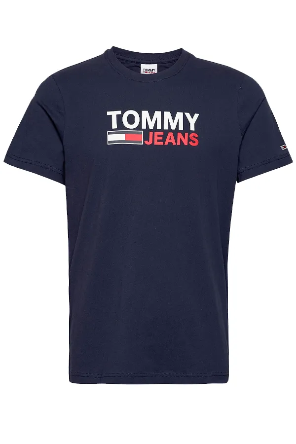 Tommy Hilfiger Navy Big Logo Tee