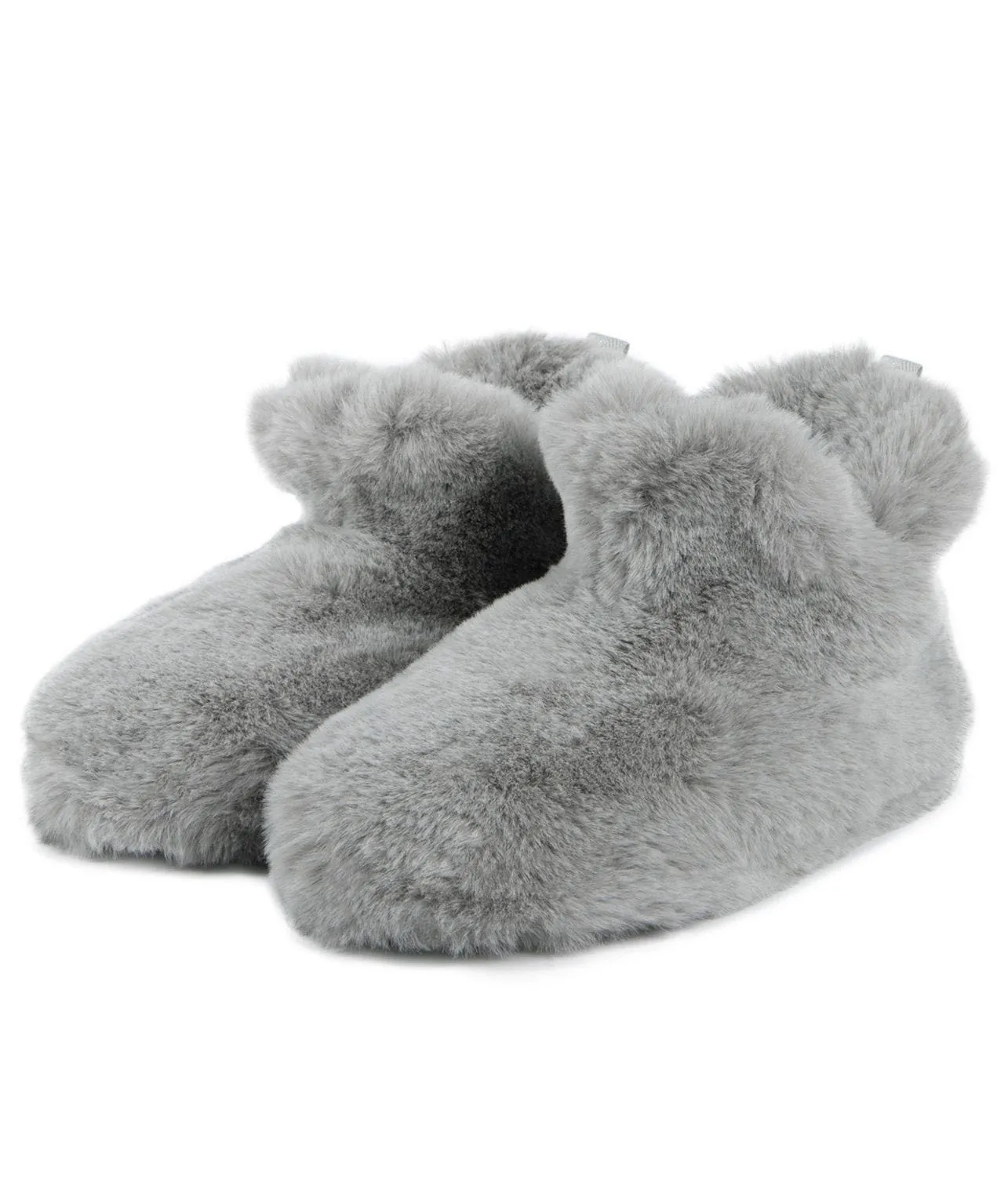 Ladies Faux Fur Boot Slippers by Totes