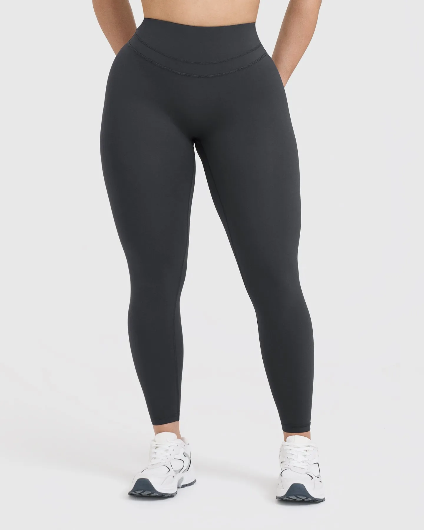 Unified High Waisted Leggings Coal