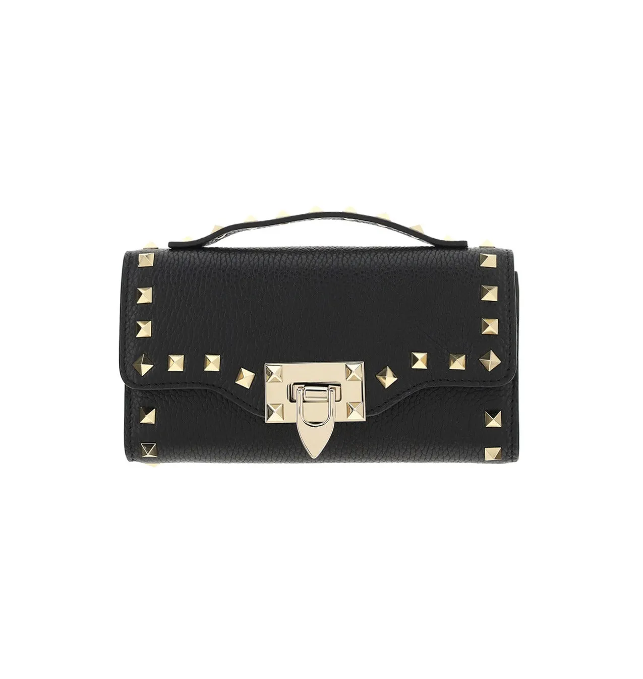 Detailed Wallet with Valentino Garavani Rockstud Logo