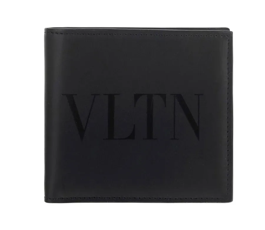 Valentino Printed Bifold Wallet with VLTN