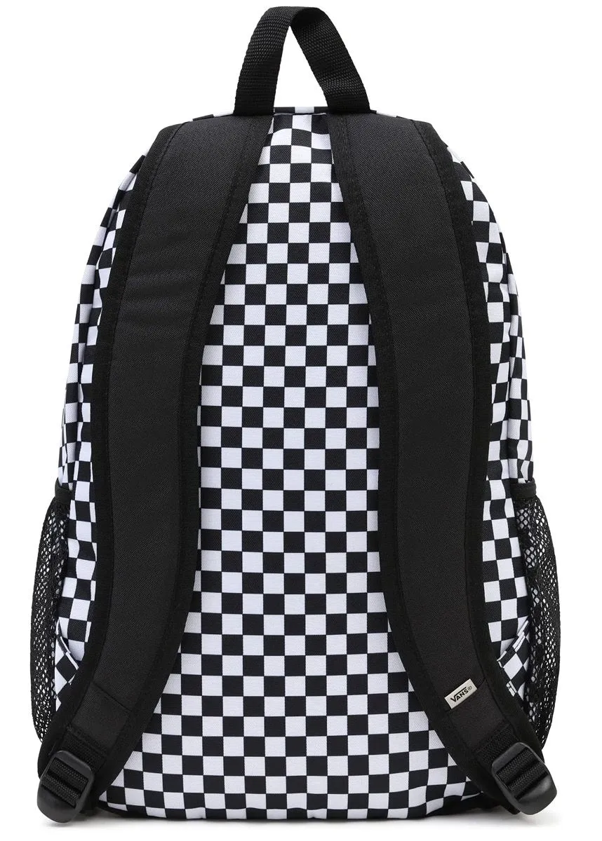 VANS Black/White Alumni Check Backpack Bags