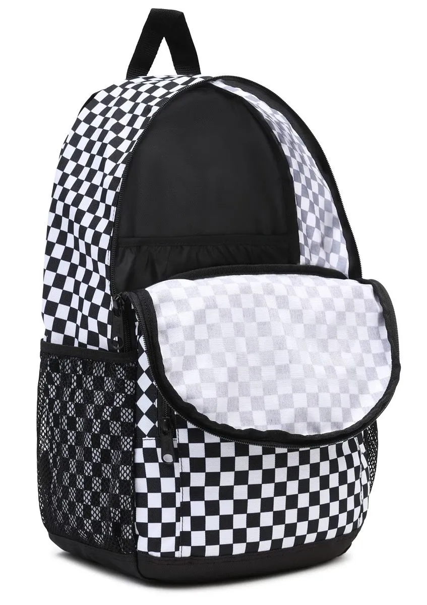 VANS Black/White Alumni Check Backpack Bags