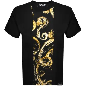 Versace Black T Shirt by Jeans Couture