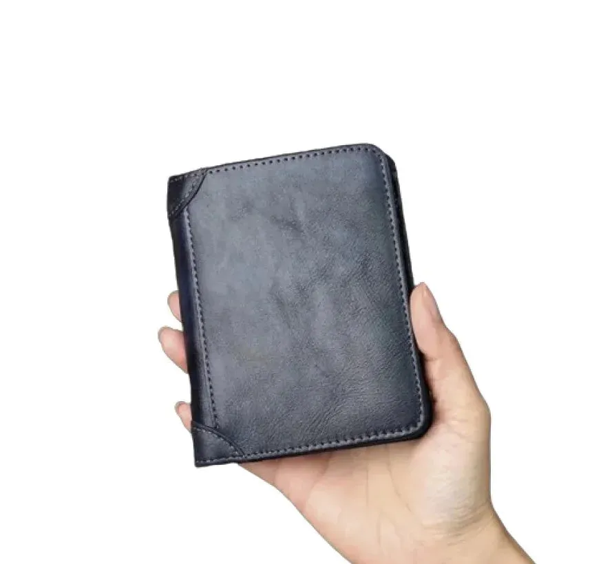 Classic Leather Wallet with Multiple Card Slots