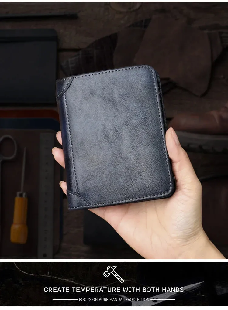 Classic Leather Wallet with Multiple Card Slots