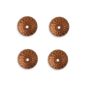 Antique Copper 5-Petal Bead Caps, 6x2.5mm, Pack of 100 Pieces