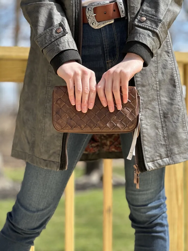 Brown Western Style Clutch