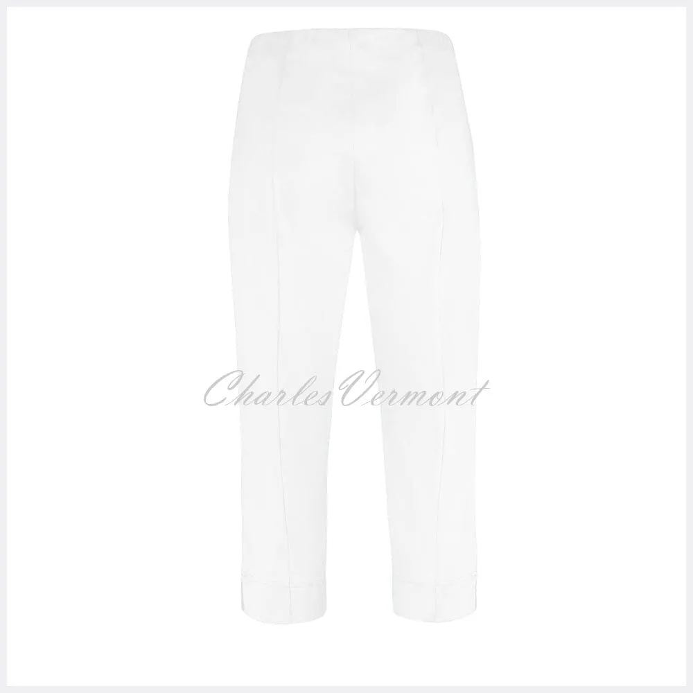 Robell Marie 07 Capri Trouser in White