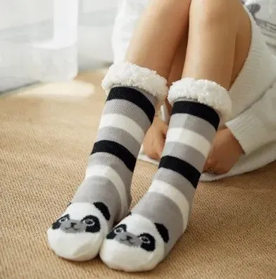 Winter Warm Women's Plush Penguin Slippers