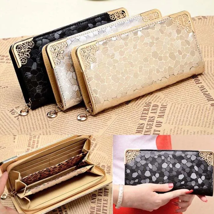 Women Cute Owl Printing Wallet Ladies Clutches Card Holder