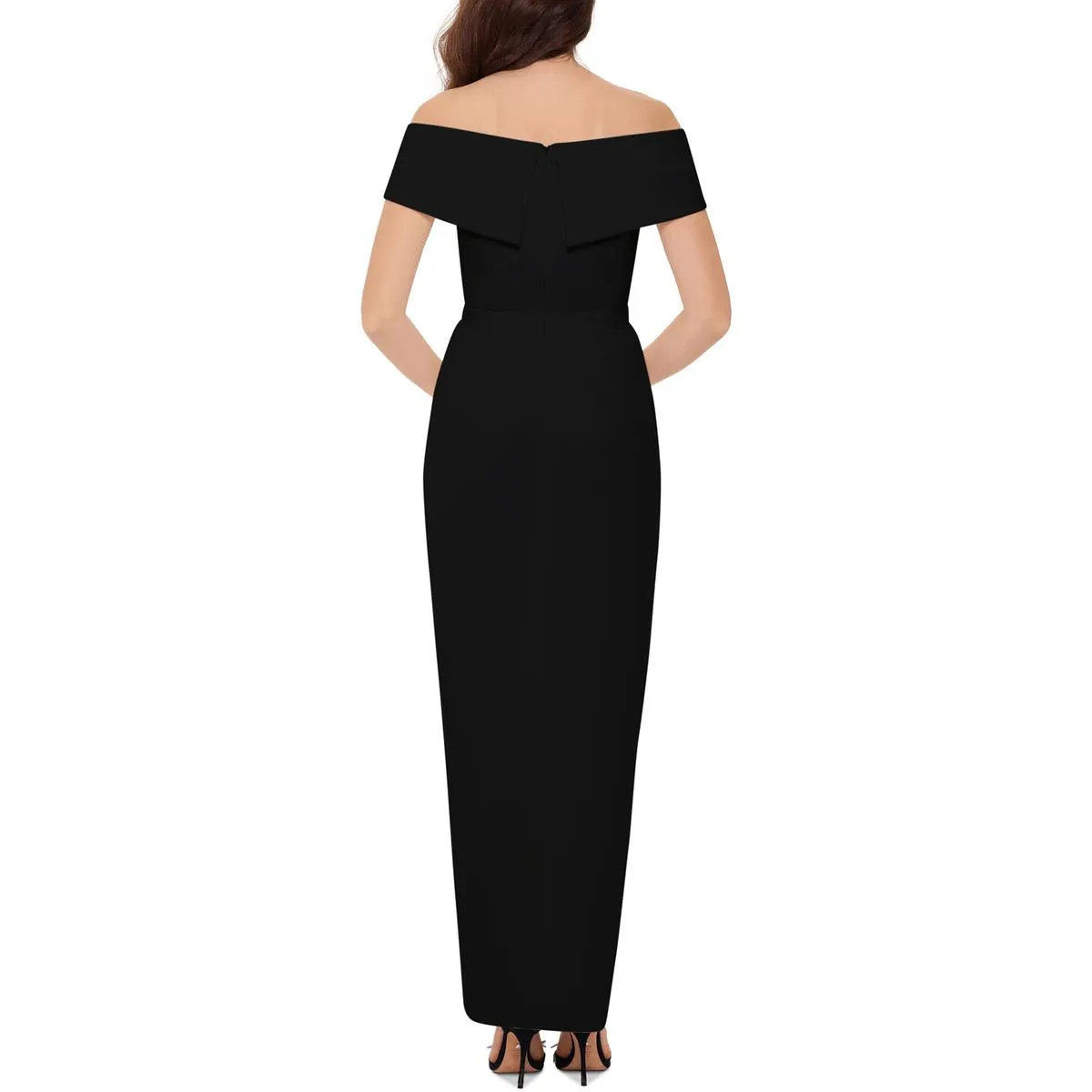 Maxi Crepe Evening Dress for Xscape Womens Petites