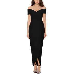 Maxi Crepe Evening Dress for Xscape Womens Petites