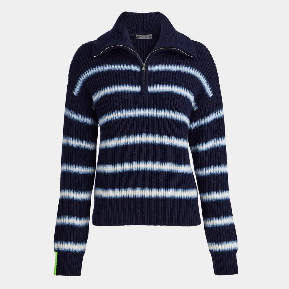 Stripes Wool Long Sleeve Logo