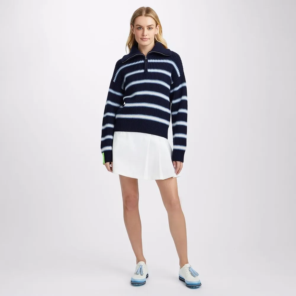 Stripes Wool Long Sleeve Logo