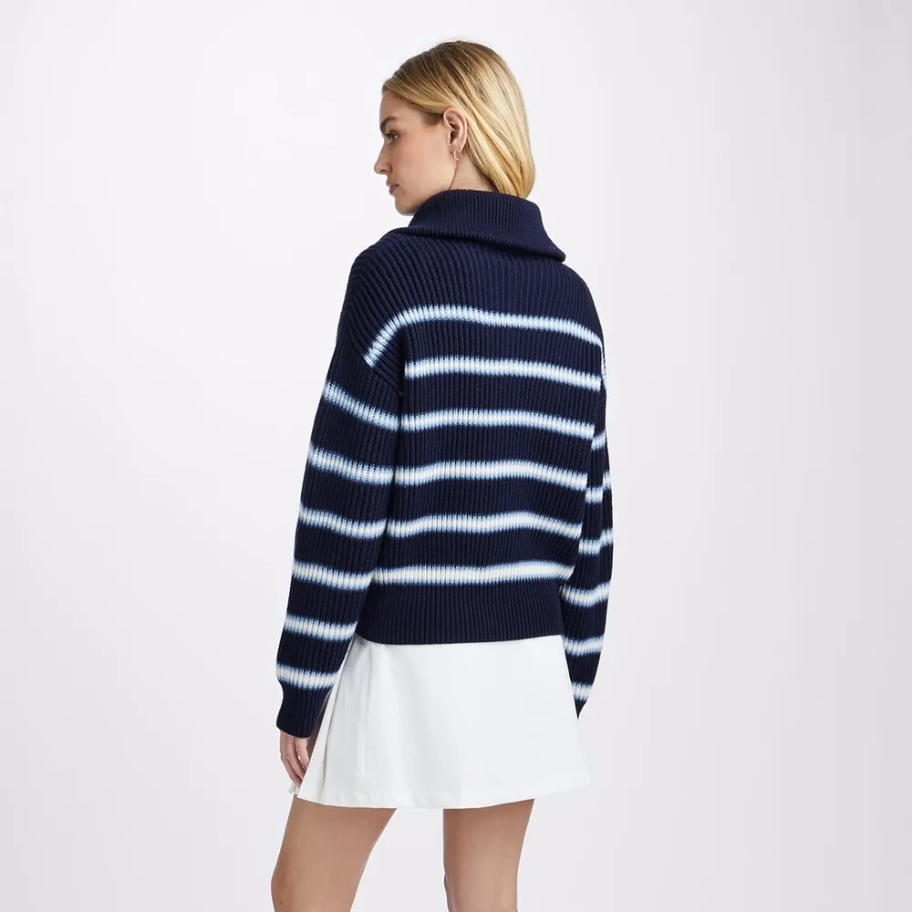 Stripes Wool Long Sleeve Logo