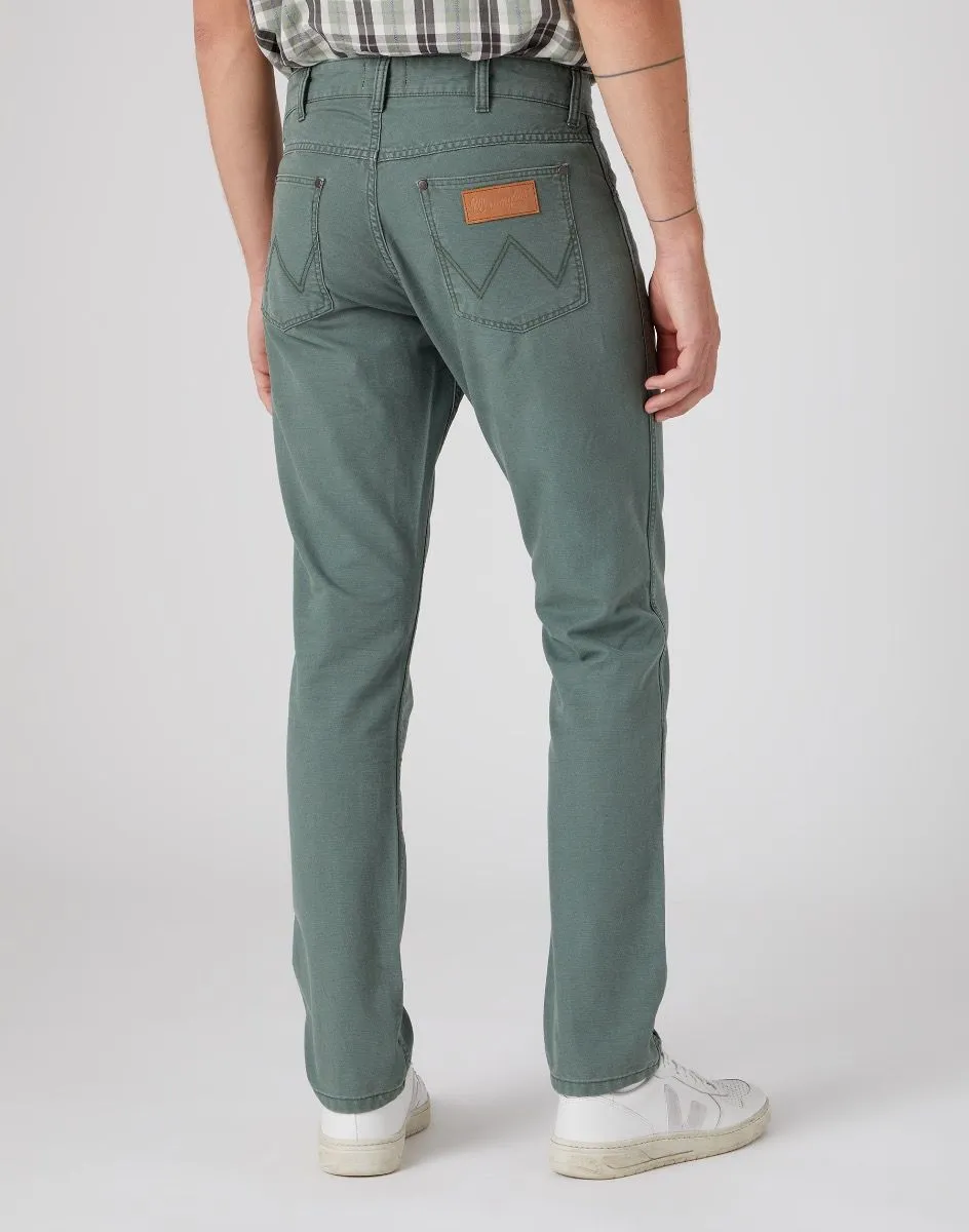 Wrangler Greensboro Straight Soft Fabric Jeans Thyme