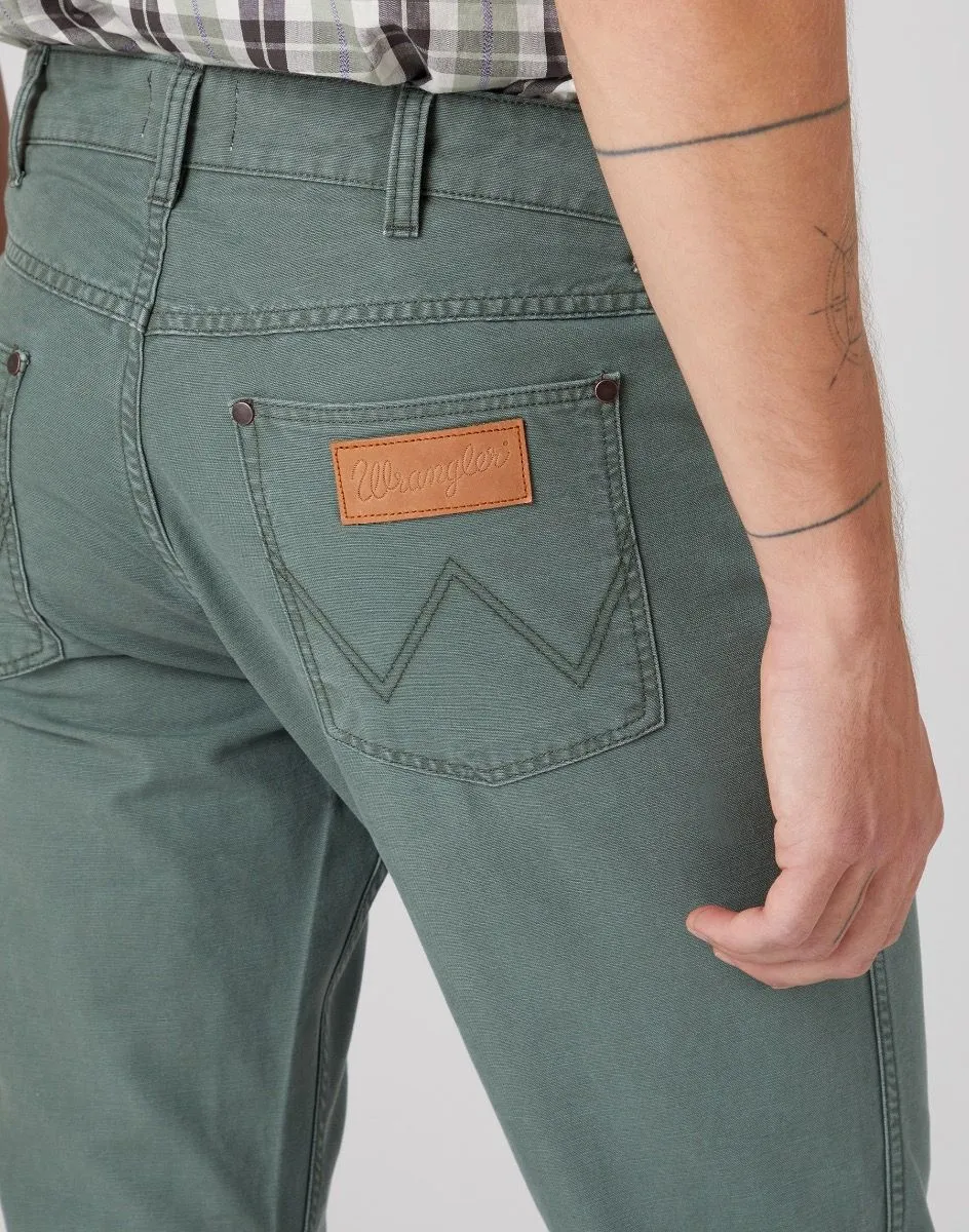 Wrangler Greensboro Straight Soft Fabric Jeans Thyme