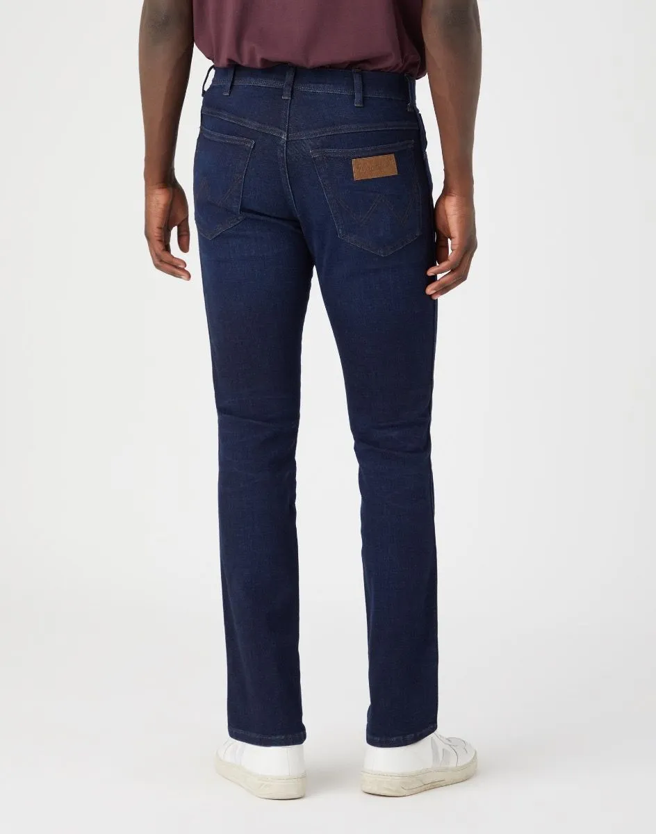 Wrangler Texas Slim Stretch Denim Jeans Convoy for Men