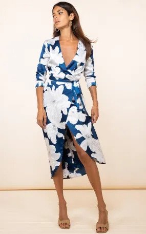 Navy Bloom Yondal Dress