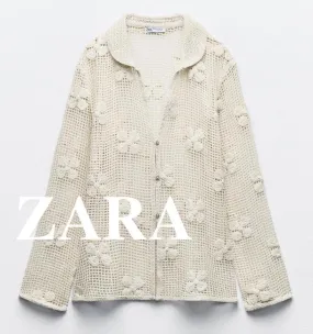 Flower Pattern Long Sleeves Casual Shirts & Blouses