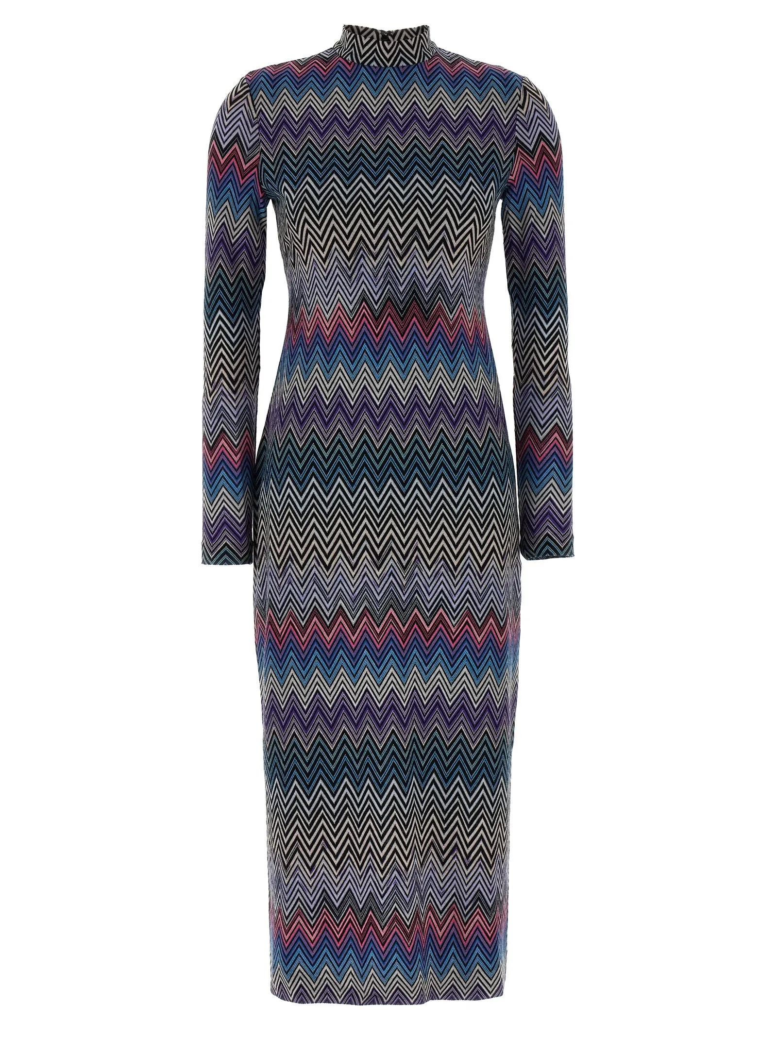 Multicolor Zig Zag Dresses